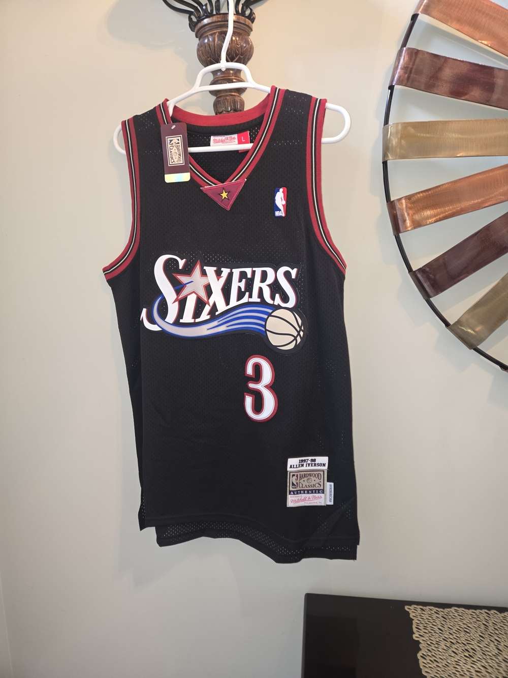 Philadelphia 76ers Allen Iverson #3 Throwback Jersey